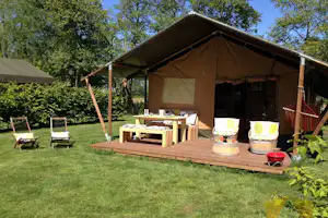 Camping Spineuse Neufchâteau - Glamping Safarizelt auf dem Campingplatz