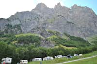 Camping Sportarena  -  Wohnwagen- und Zeltstellplatz vom Campingplatz am Fuße der Alpen