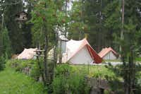 Camping St. Cassian  -  Mobilheime vom Campingplatz im Grünen