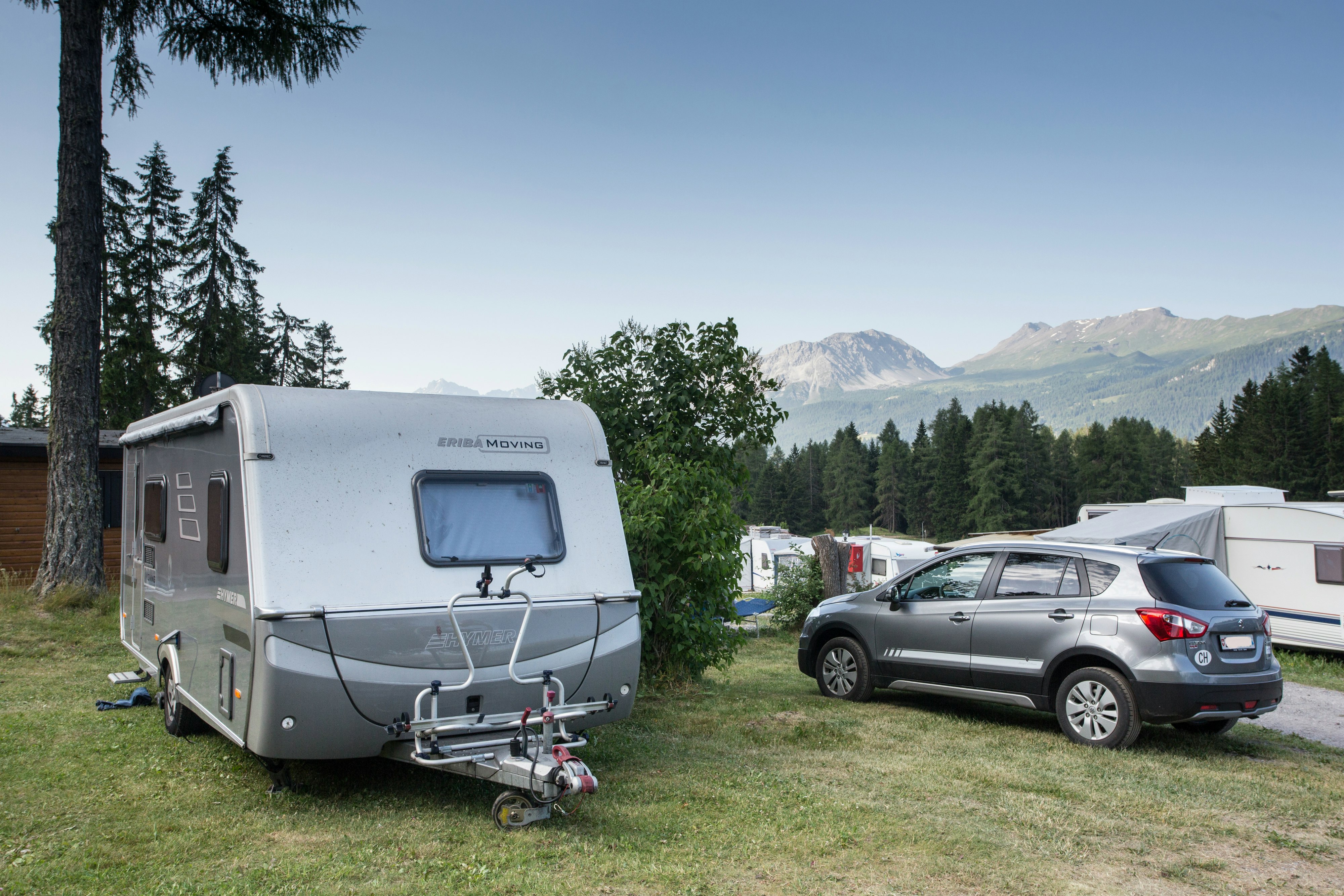 Camping St. Cassian - Standplätze auf dem Campingplatz