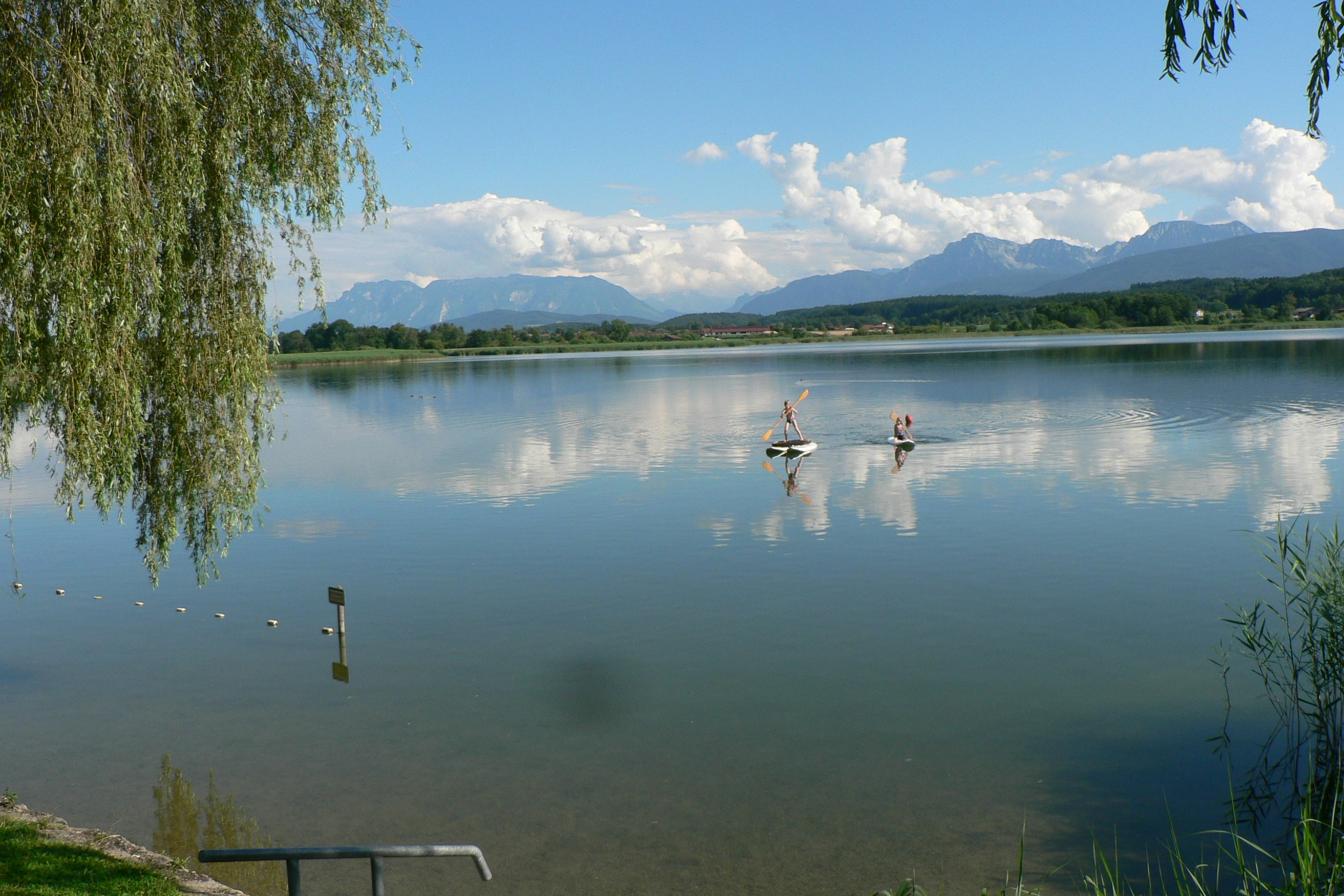 Camping Stadler - Wassersportaktivitäten auf dem See 
