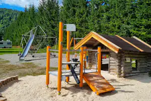 Camping Steinplatte Waidring - Kinderspielplatz auf dem Campingplatz