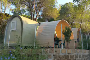 Camping Stella Mare - Glamping Zelt auf dem Campingplatz