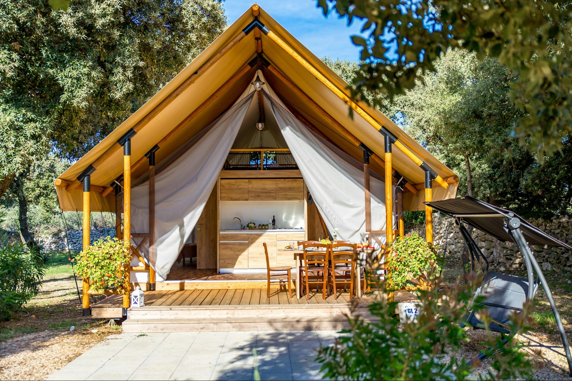 Camping Straško - Glamping-Zelt auf dem Campingplatz