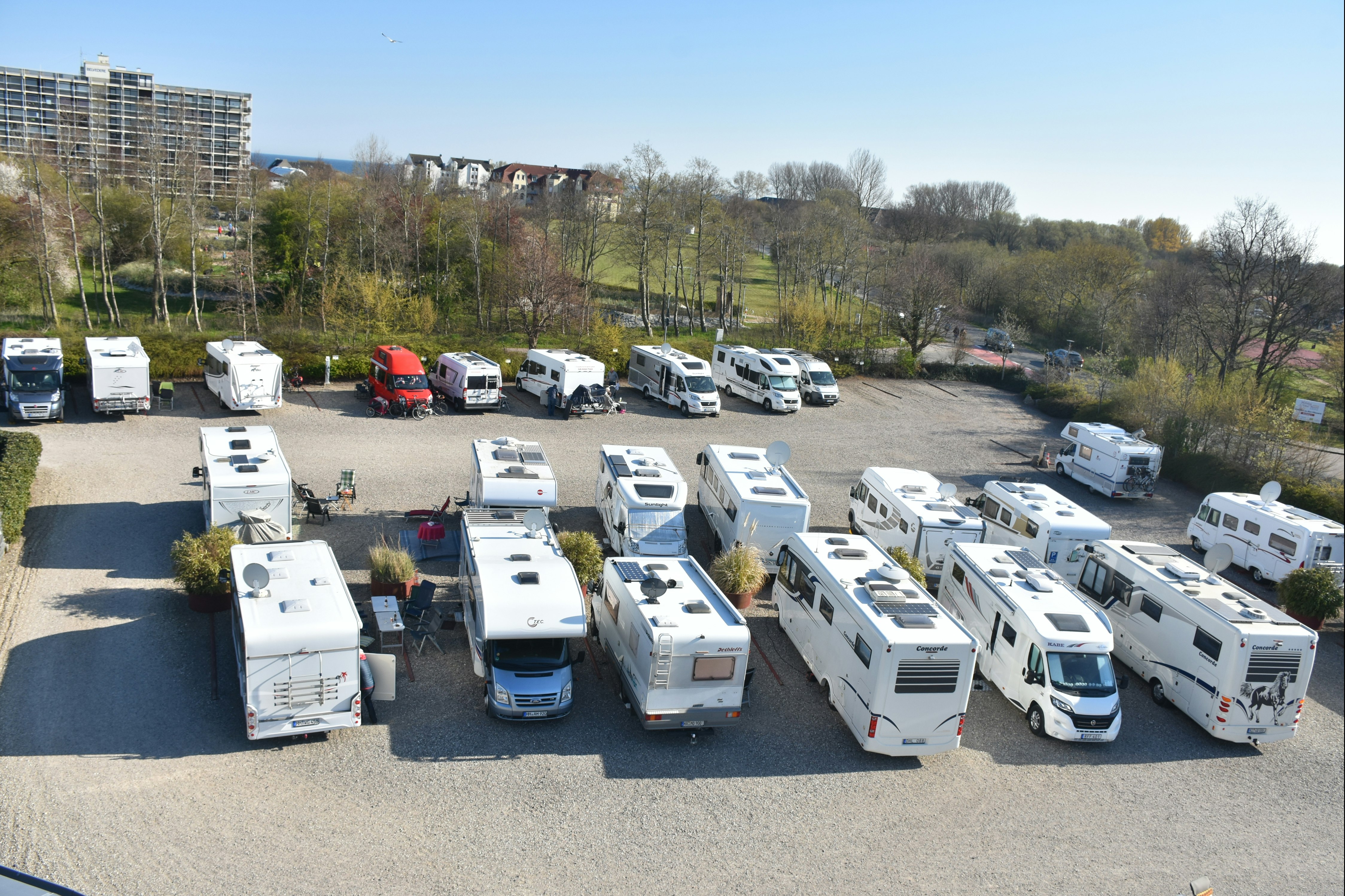 MeerReise Camping  Camping Strandparadies - Stellplätze auf dem Campingplatz