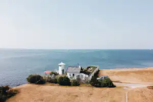 Camping Strukkamphuk - Blick auf den Campingplatz am Meer