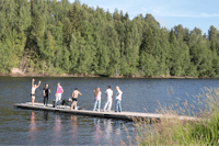 Camping, Stugor & Outdoor Storängens - Verschiedene Wassersportmöglichkeiten auf dem Fluss