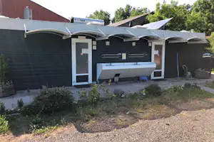 Camping Sudersé - Abwaschbecken auf dem Campingplatz