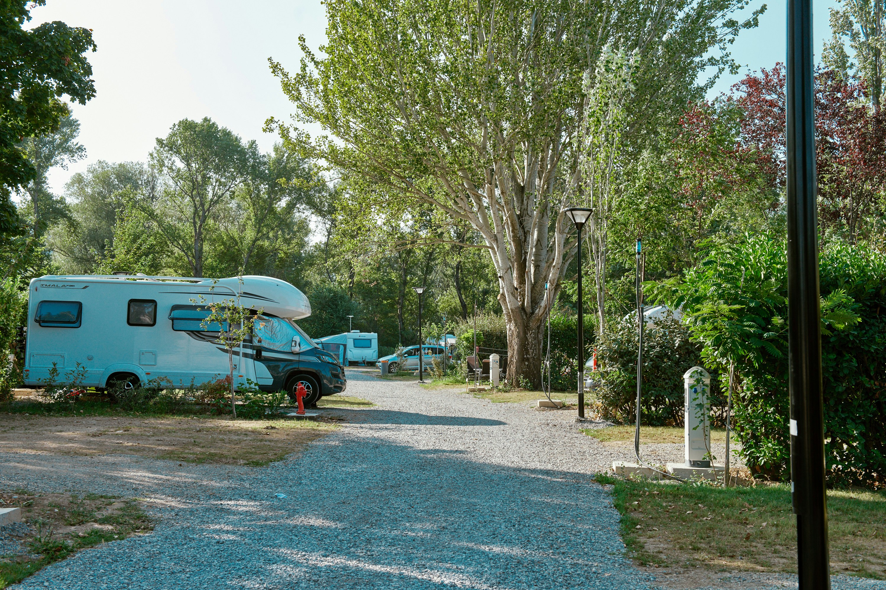 Camping Sunêlia L'Hippocampe - Camper auf den Standplätzen des Campingplatzes