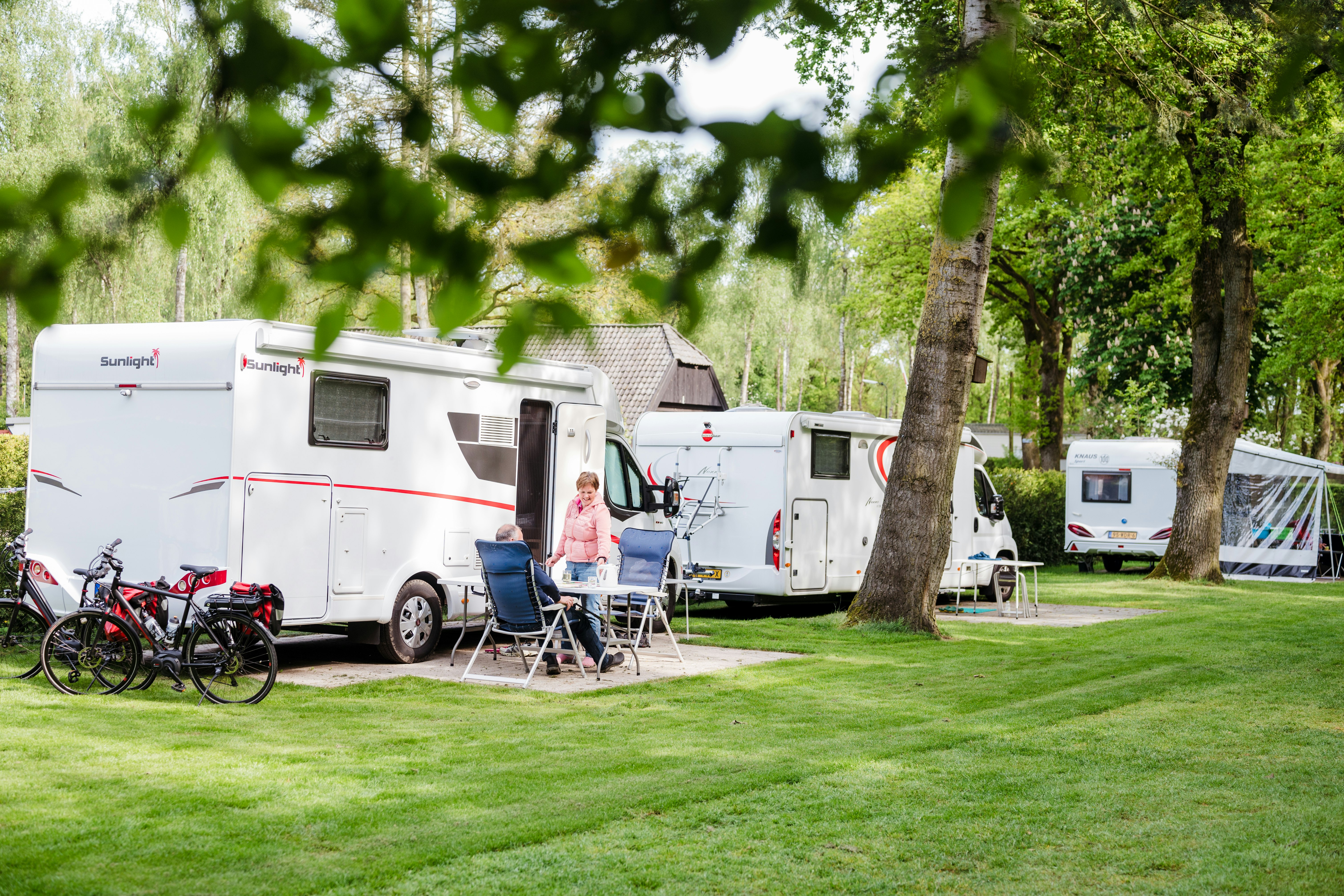 Camping 't Eind - Standplatzwiese auf dem Campingplatz