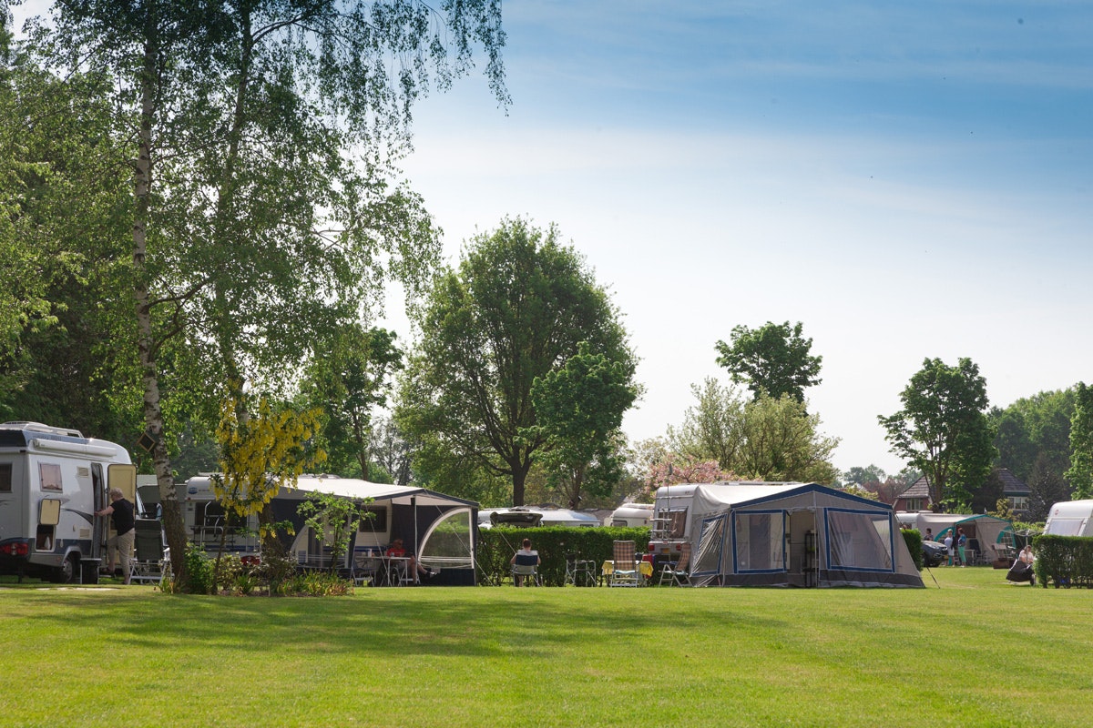 Camping 't Haller - Standplatzwiese auf dem Campingplatz