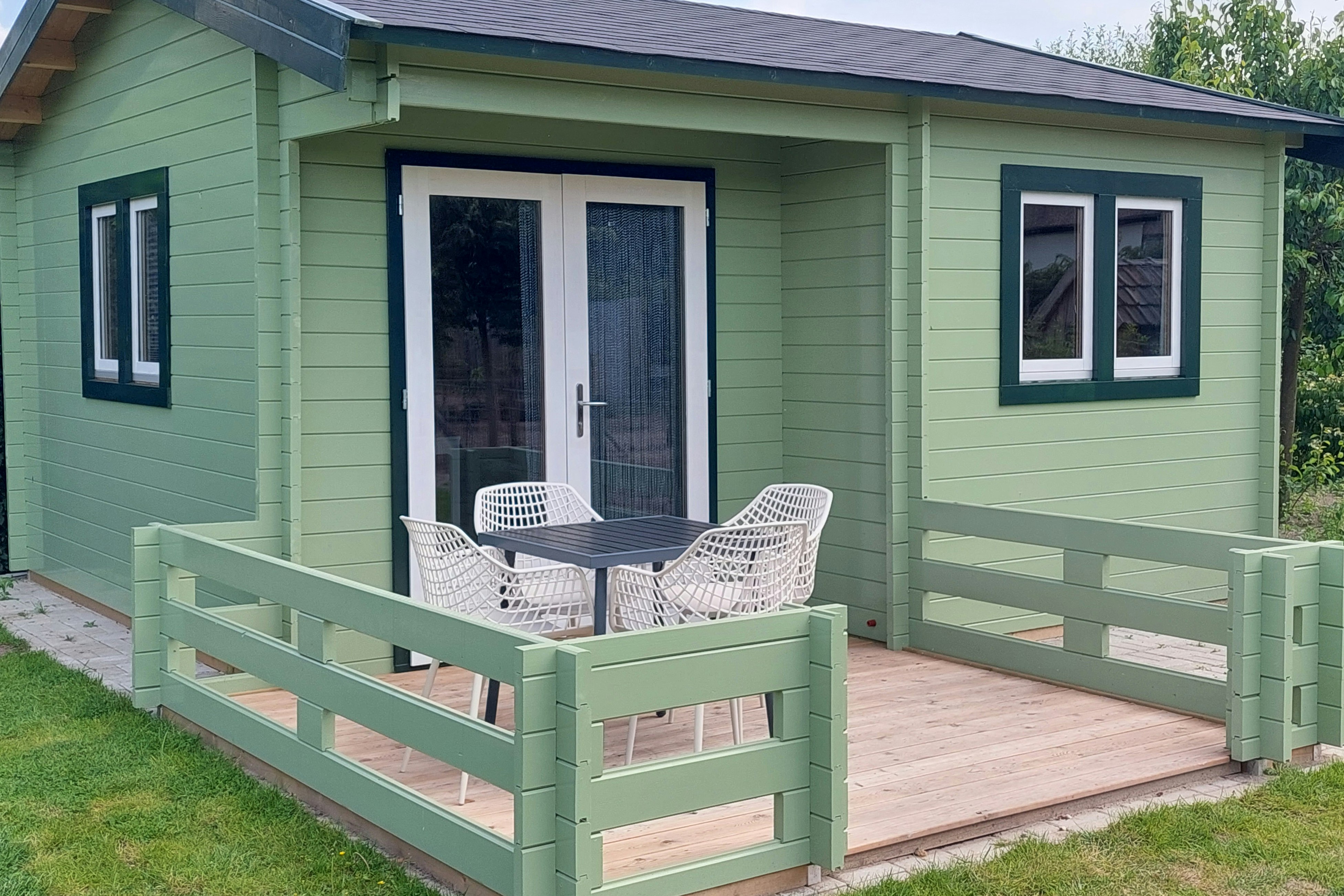 Camping 't Heike - Außenansicht eines Mobilheims