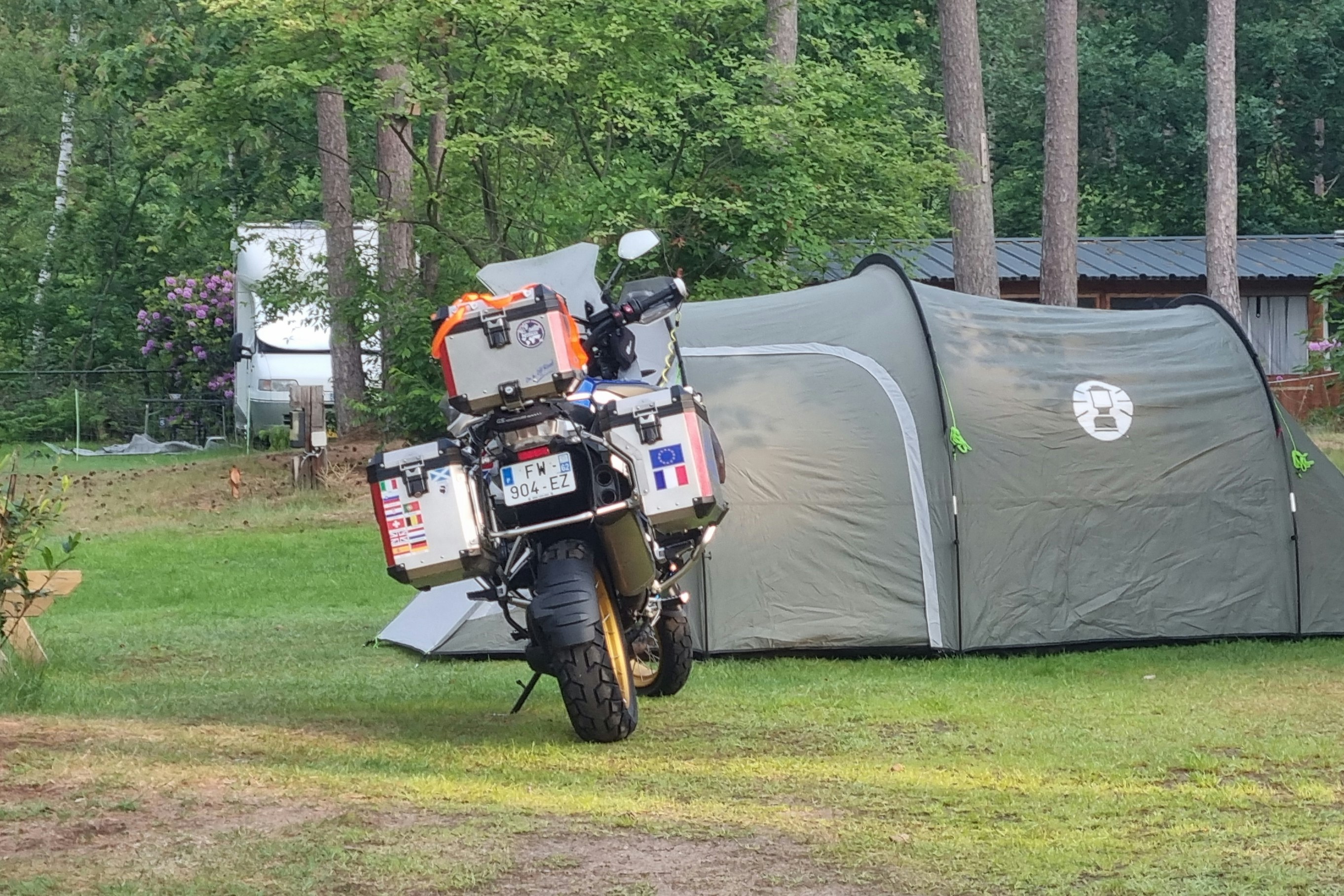 Camping 't Witte Zand - Twente - Motorrad- und Zeltplätze auf dem Campingplatz