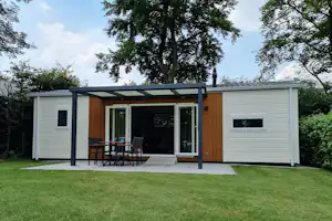 Camping Tamaring - Mietunterkunft mit überdachter Terrasse