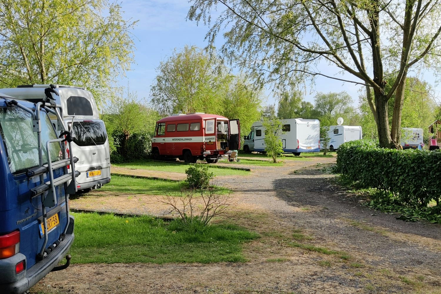 Camping Taniaburg  - Stellplätze auf dem Campingplatz