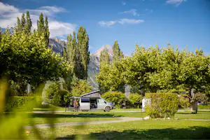TCS Camping Martigny - Standplätze auf dem Campingplatz