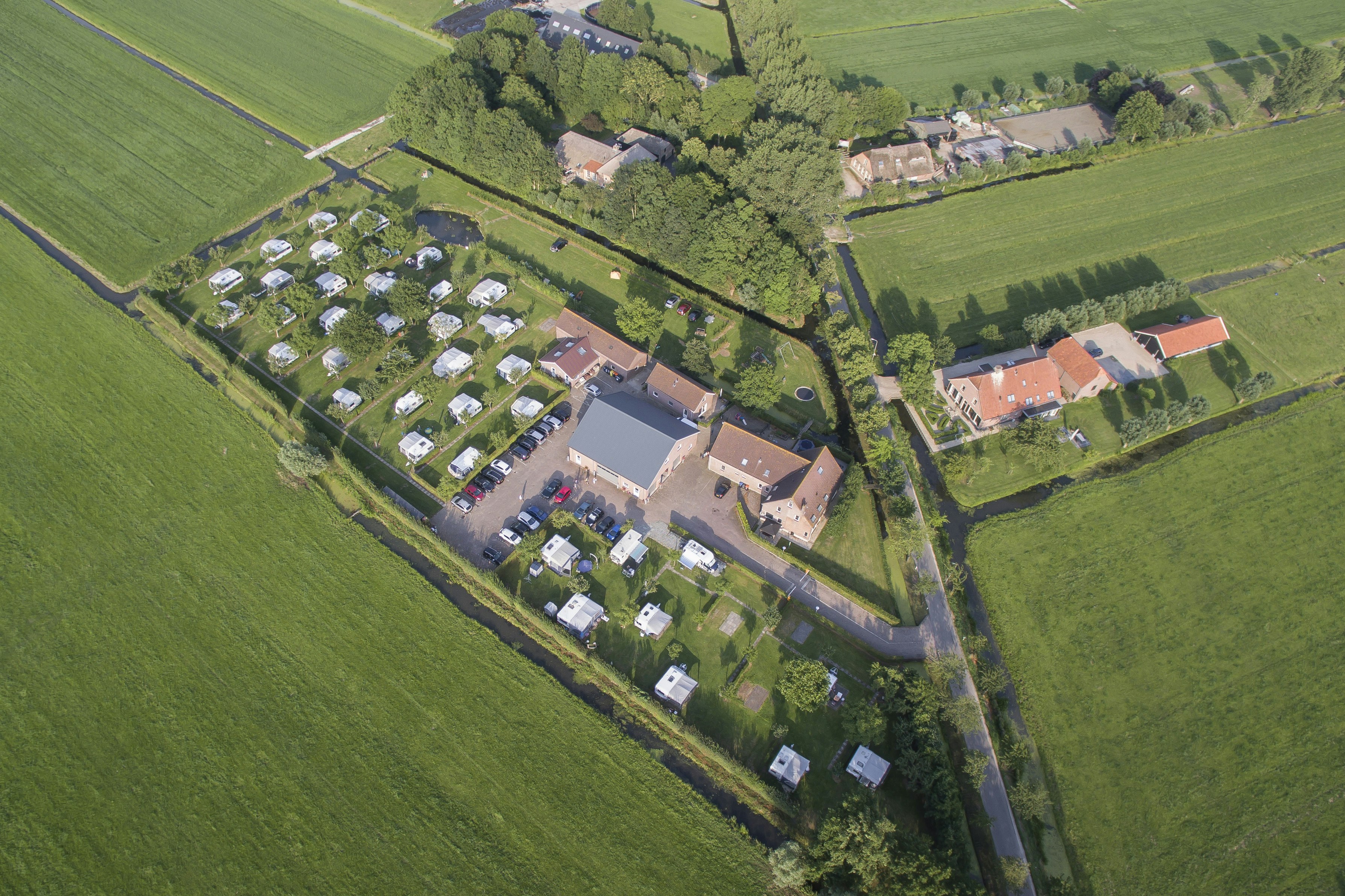 Camping Ter Leede - Campingplatzgelände von oben