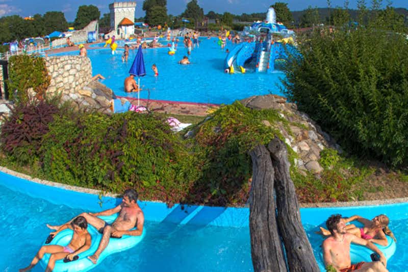 Camping Terme Čatež -   Pool  auf dem Campingplatz