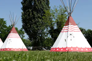 Camping Terme Čatež - Tipi auf dem Campingplatz