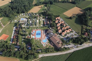 Camping Terme Banovci - Campingplatz aus der Vogelperspektive