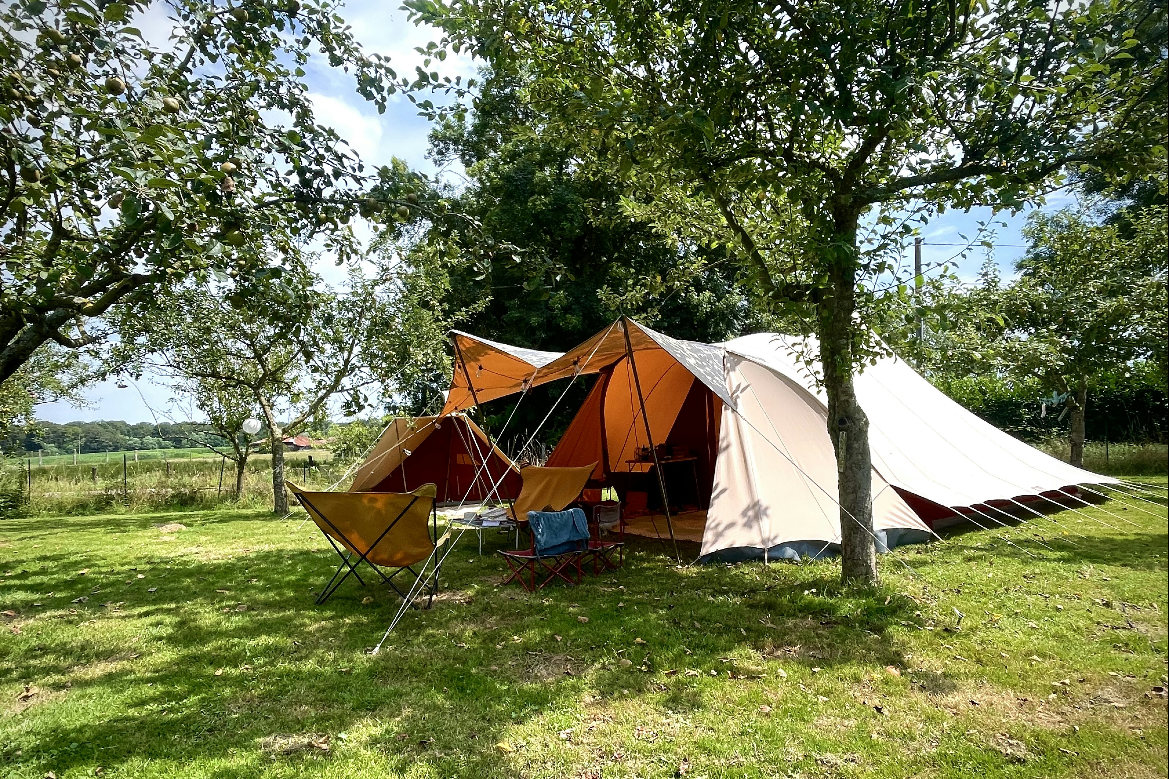 Camping Terre Ferme - Standplatz auf dem Campingplatz