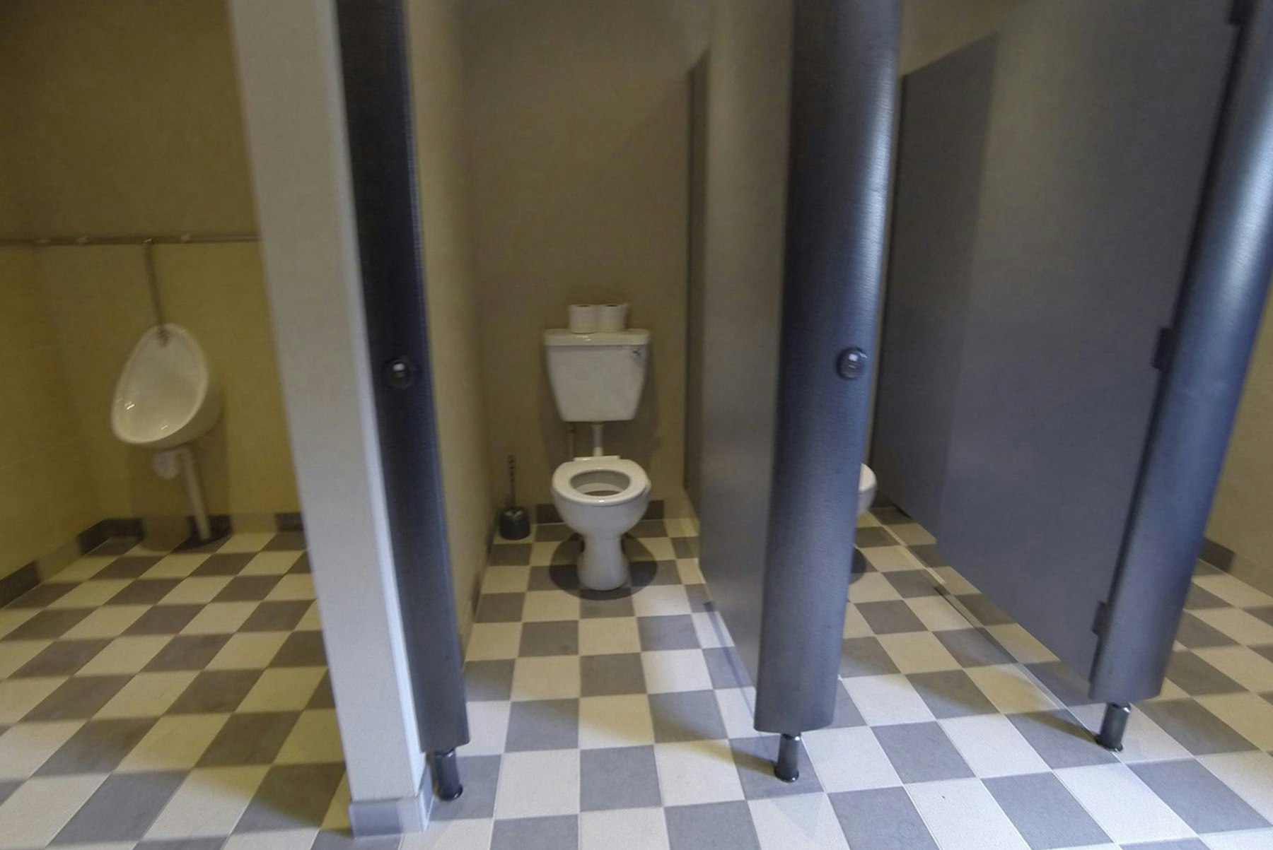 Camping The Shepherd's Rest Pub  The Shepherds Rest Pub & Campsite  - Innenansicht des Sanitärgebäudes