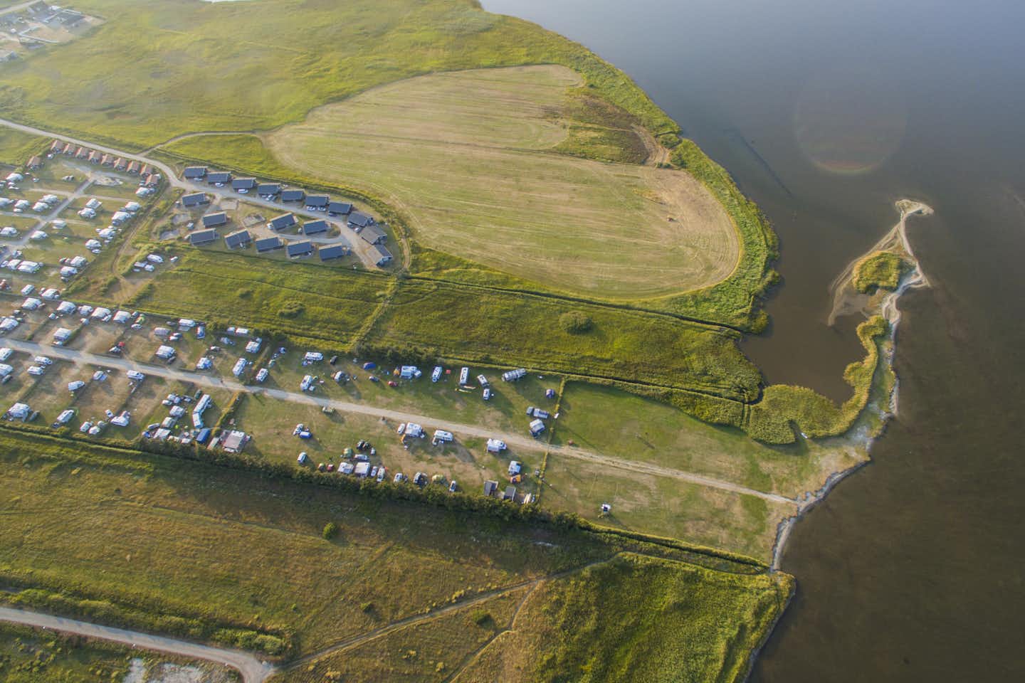 Camping Thorsminde - Campingplatz an der Nordsee aus der Vogelperspektive