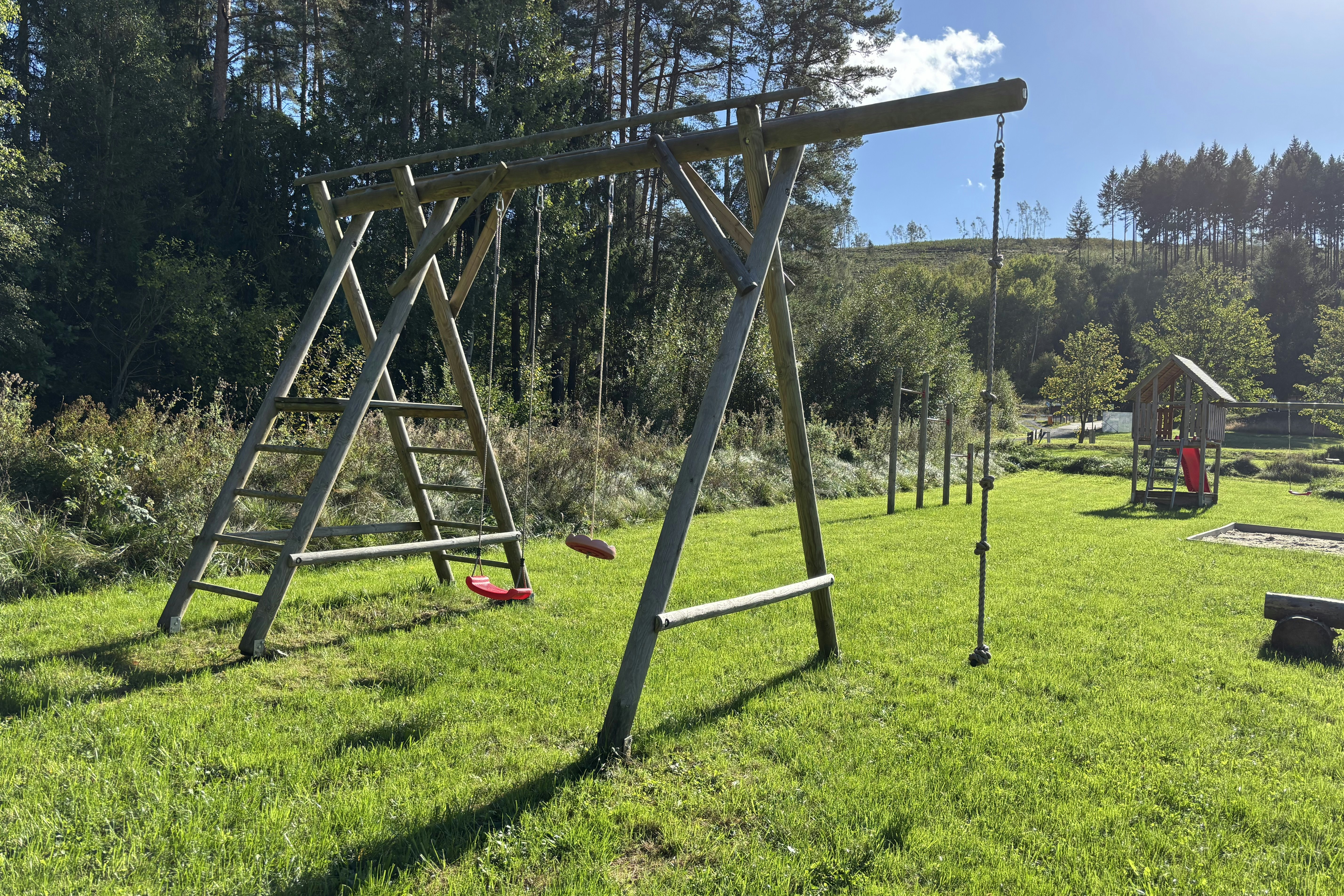 Camping Thüringer Wald  - Kinderspielplatz auf dem Campingplatz