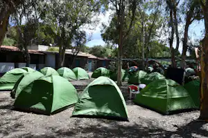 Villaggio Togo Togo Camping Togo-Togo - Blick auf die Zeltplätze auf dem Campingplatz