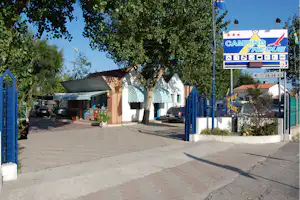 Camping Tredue - Eingang des Campingplatzes