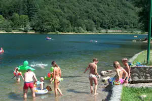 Camping Trelago - Camper am See vom Campingplatz