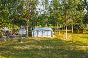 Camping Trevisago - Standplatzwiese auf dem Campingplatz