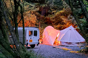 Camping TroDoWay - Zeltplatz umgeben von Wald