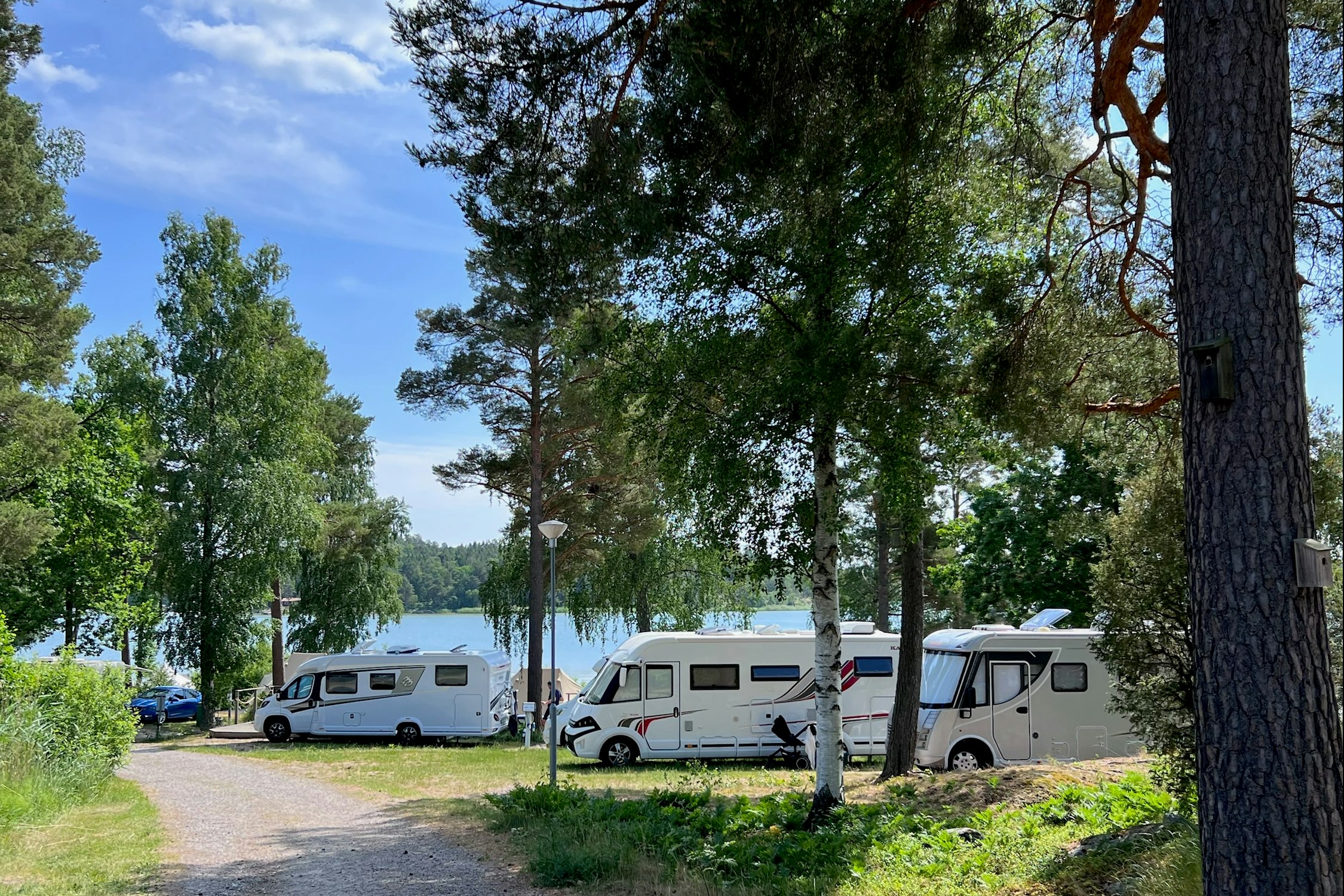 Camping Trosa Havsbad  - Stellplätze auf dem Campingplatz