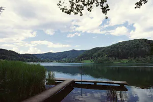 Camping Türlersee - Fischersteg vom Campingplatz am See