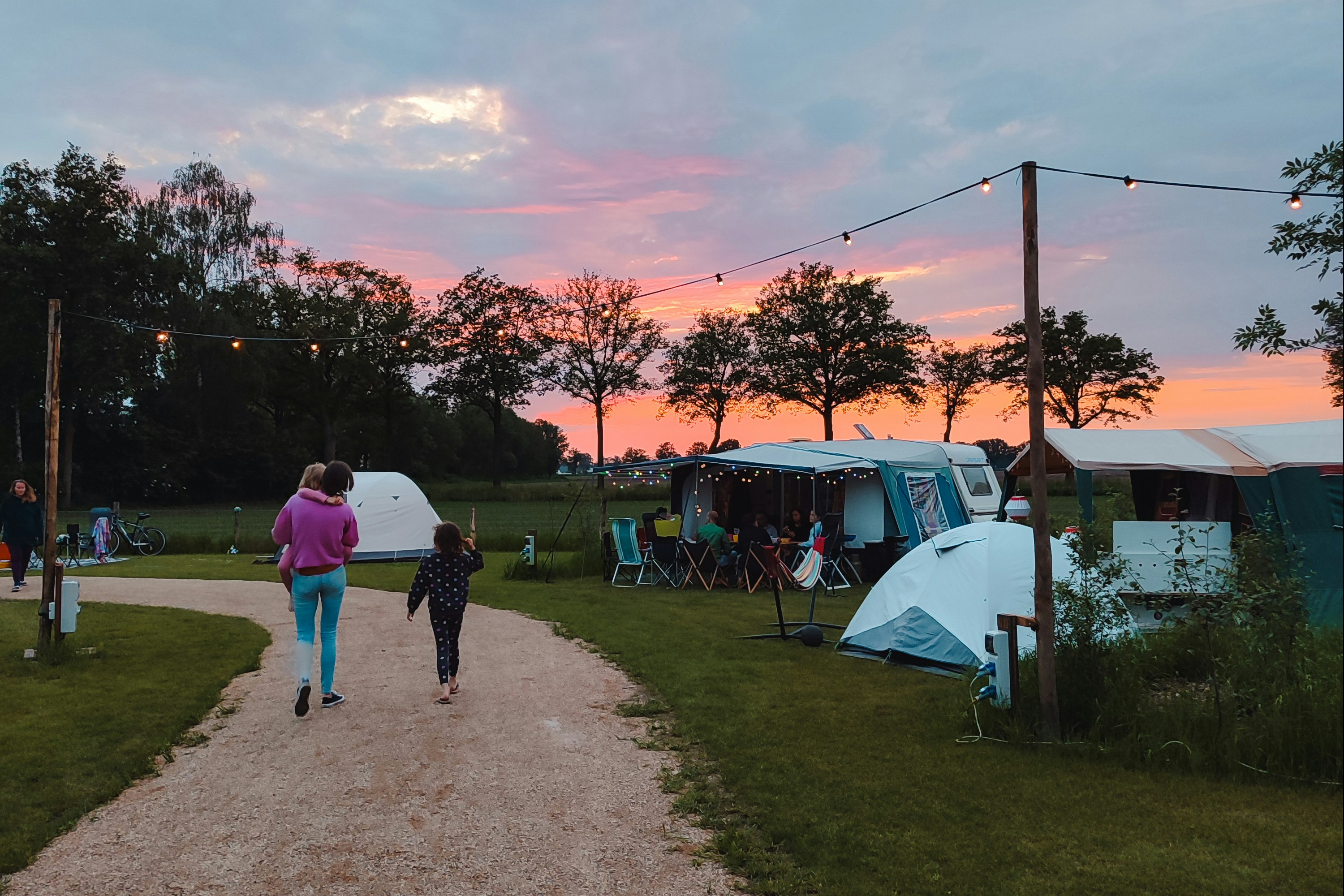 Camping Tussen de Ackers - Standplätze auf dem Campingplatz