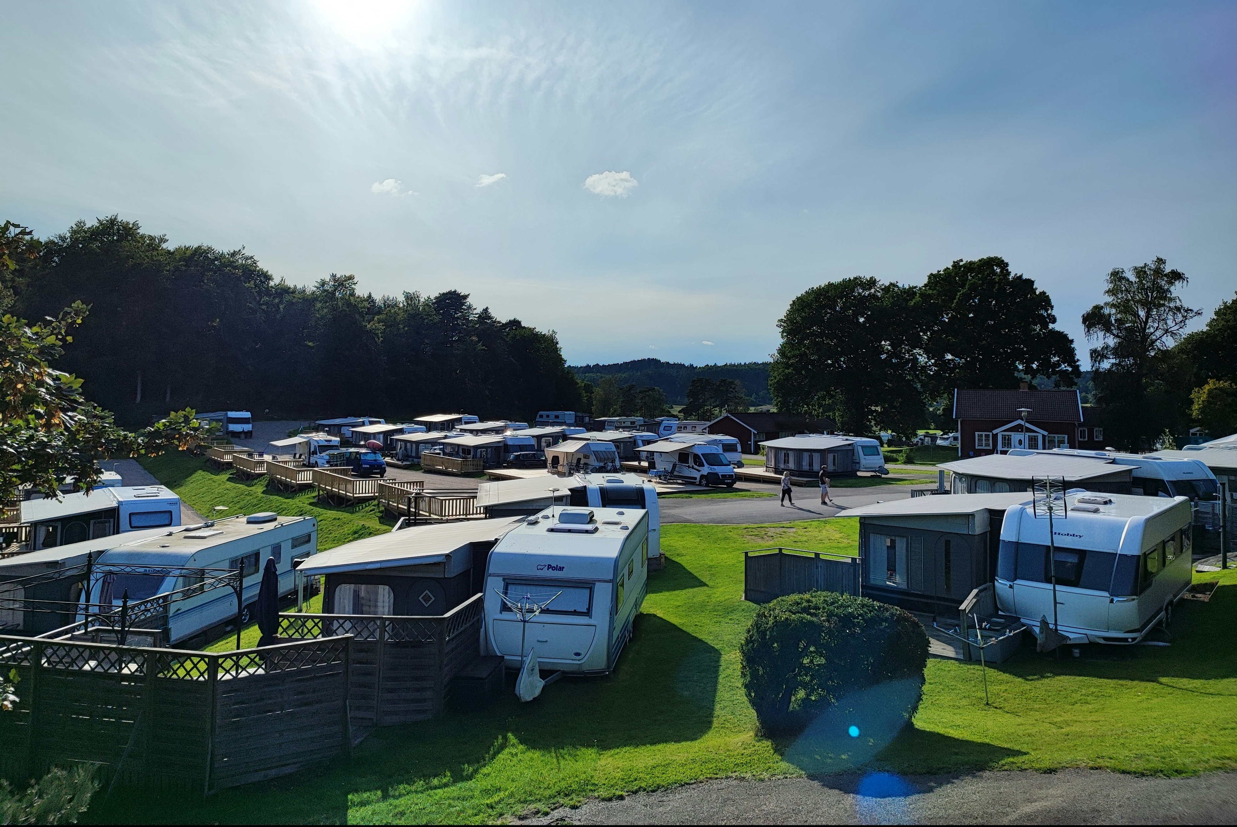 Camping Unda - Standplätze auf dem Campingplatz