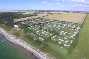 Camping Urhøj - Übersicht auf das gesamte Campingplatz Gelände