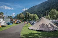 Camping Val Rendena - Campingbereich für Zelte und Mobilheime im Grünen