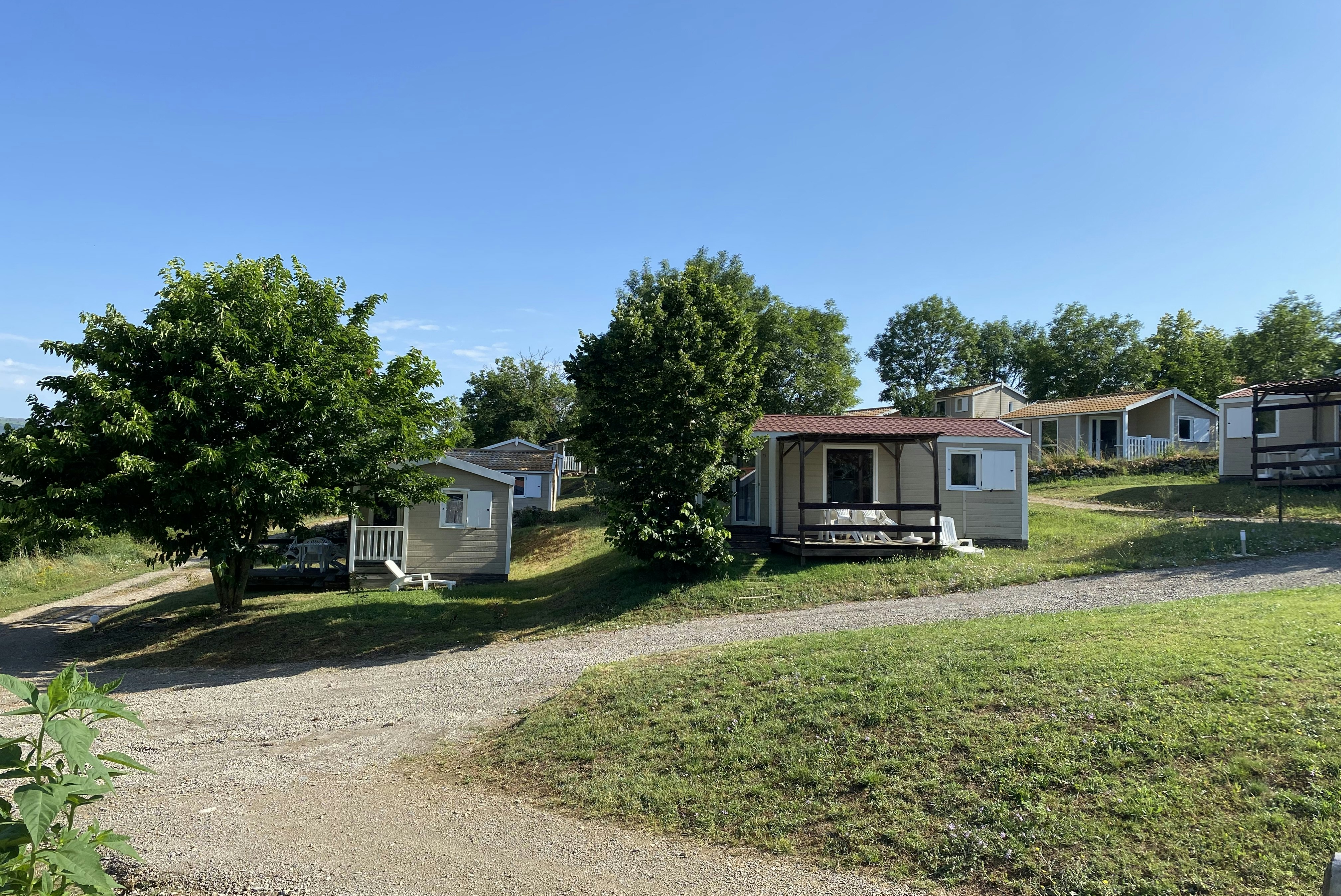 Camping Val St Georges  - Mobilheime auf dem Campingplatz