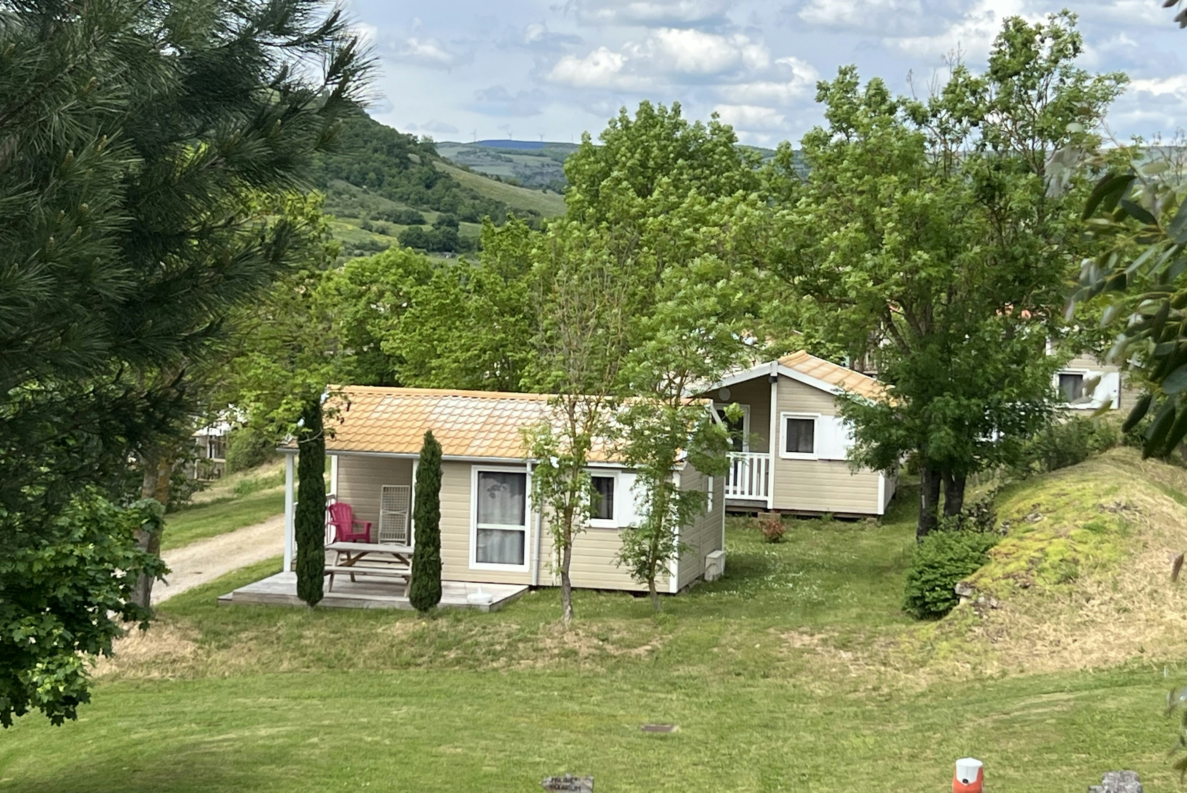 Camping Val St Georges  - Mobilheime auf dem Campingplatz