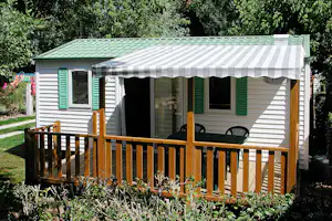 Camping Val Vert - Mobilheim vom Campingplatz im Grünen