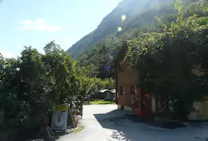 Camping Valcentre - Eingang des Campingplatzes