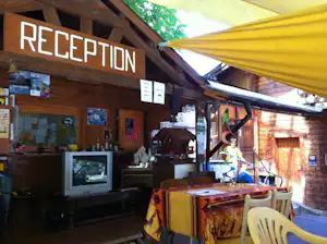 Camping Valcentre - Rezeption des Campingplatzes
