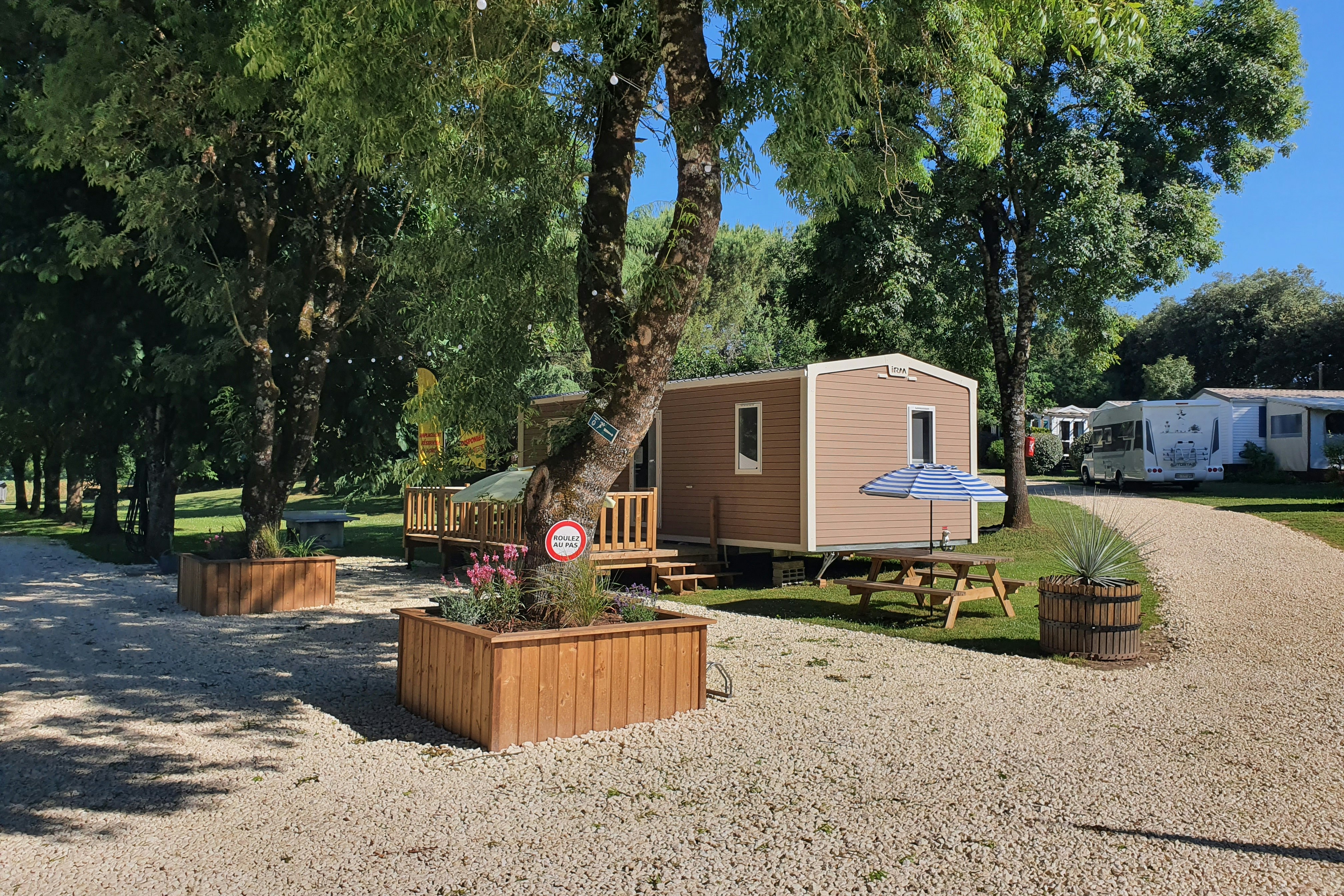 Camping Valerick  - Mobilheim auf dem Campingplatz