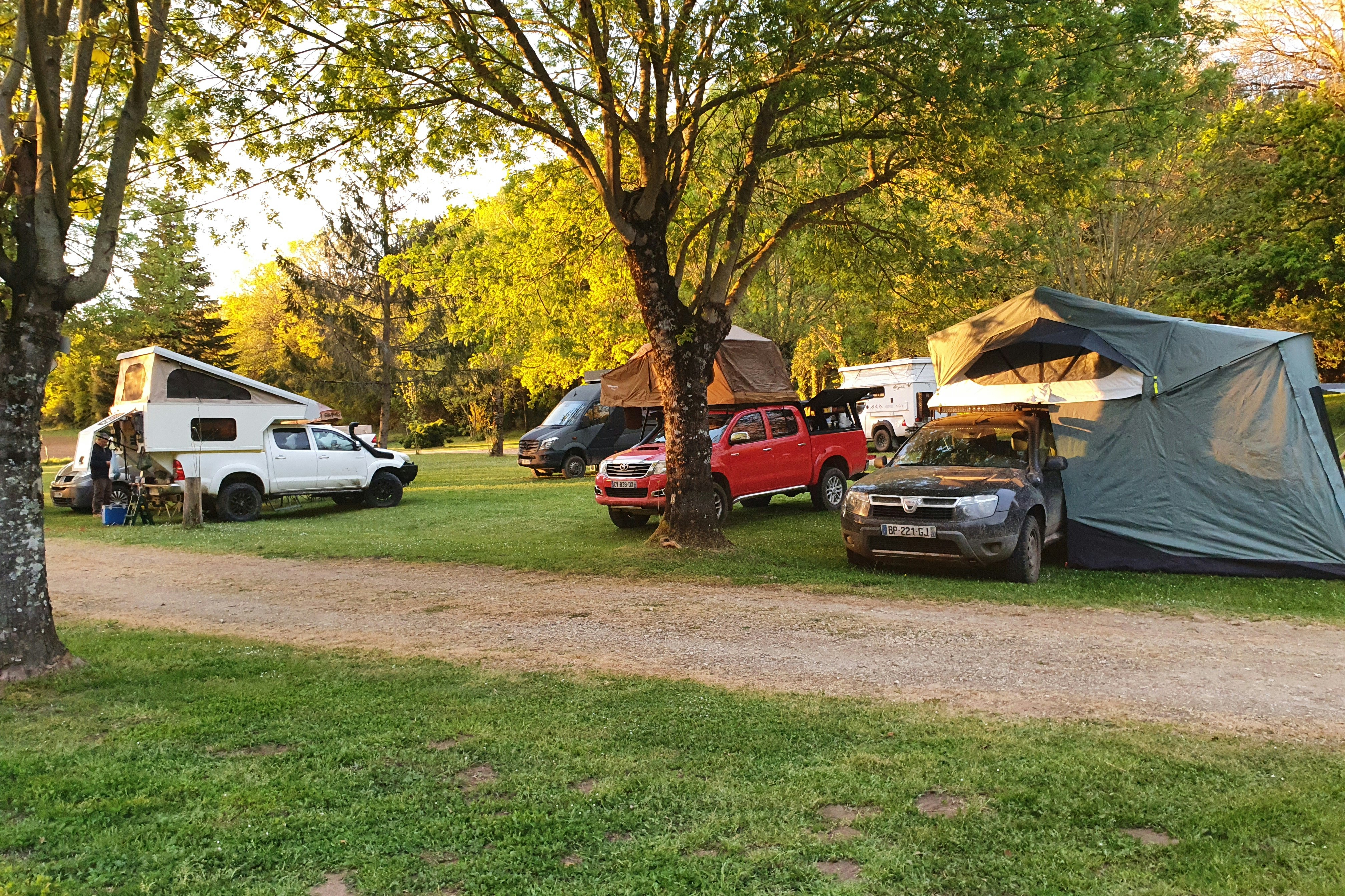 Camping Valerick  - Standplätze auf der Wiese auf dem Campingplatz