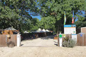 Camping Valerick - Eingang des Campingplatzes