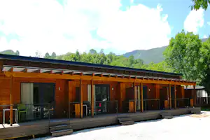 Camping Vall de Camprodon - Mobilheime auf dem Campingplatz