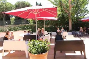 Camping Vall d'Or - Außenterrasse des Restaurants