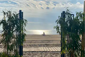 Camping Vall d'Or - Aussicht auf den Strand
